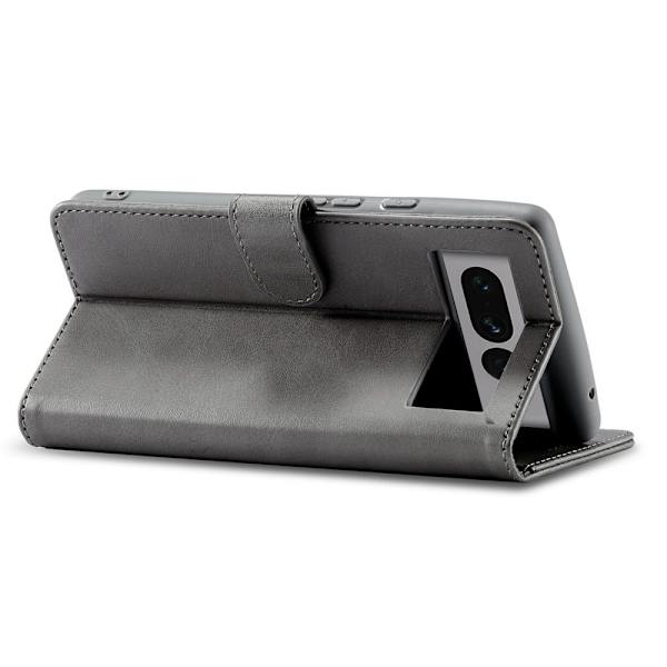 LC.IMEEKE Google Pixel 7 Pro Flip Etui - Grå Silver grey
