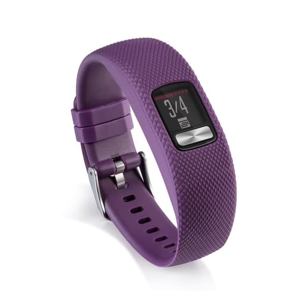 Garmin Vivofit 4 lozenge tekstur TPU silikone urrem - Lilla Purple