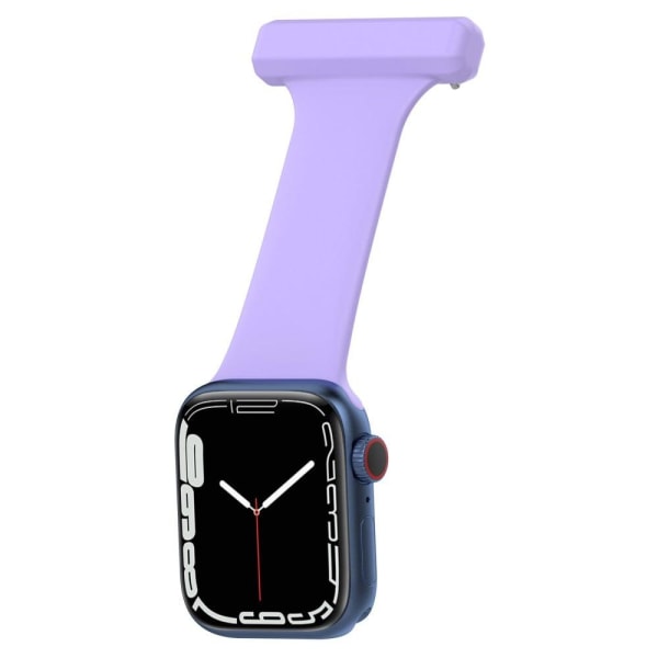 Apple Watch Series 8 (41mm) hängande klockarmband i silikon - Lila Lila