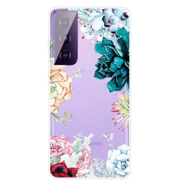 Deco Samsung Galaxy S21 Etui - Blomster Bloom Multicolor