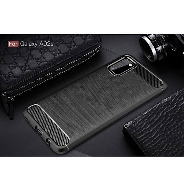 Carbon Flex etui - Samsung Galaxy A02s - sort Black