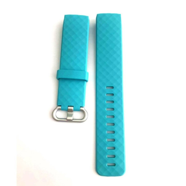 Fitbit Charge 3 pehmeä kellon hihna - Sinivihreä Blue