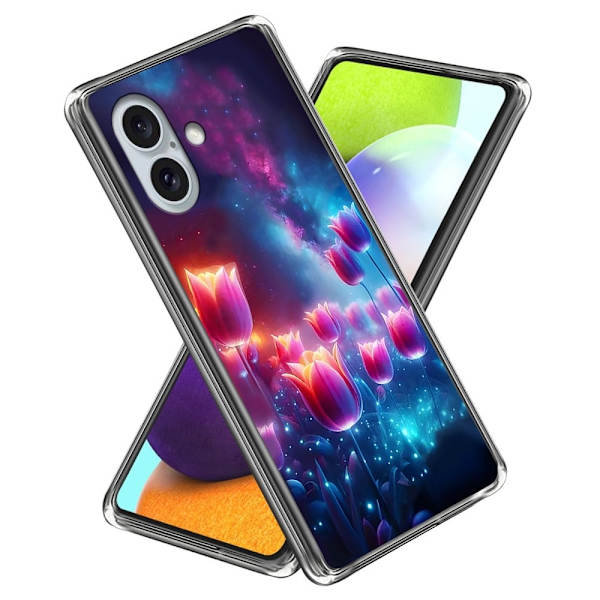 Vibe iPhone 16 deksel - Drømmeblomster Multicolor