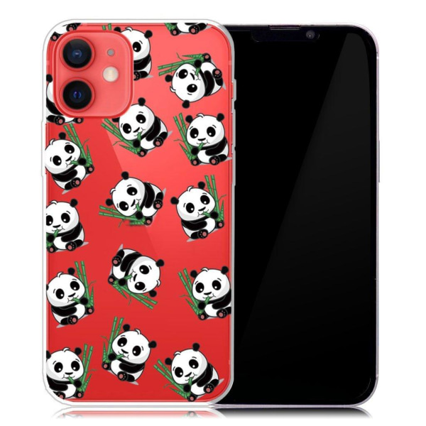 Deco iPhone 13 Mini Suojakotelo - Pandas And Bamboo Multicolor
