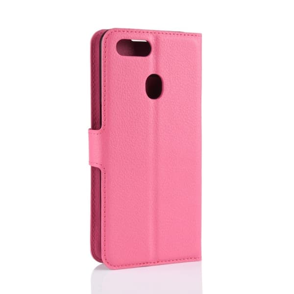 Simple Oppo A7 flip veske - Rose Pink