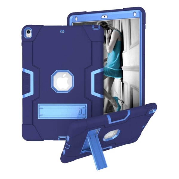 iPad Air (2019) shockproof hybrid case - Dark Blue / Baby Blue Blå