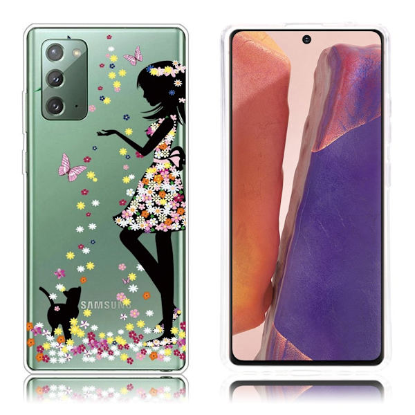 Deco Samsung Galaxy Note 20 skal - Vacker Flicka multifärg