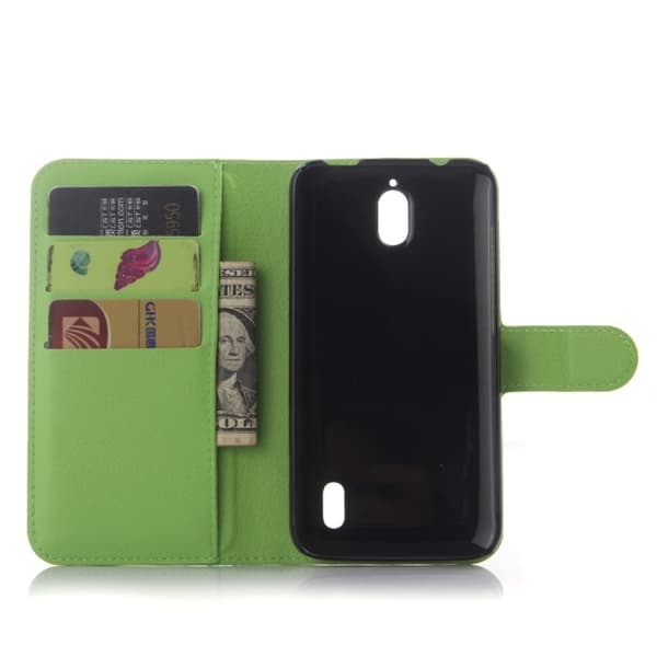 Litchi Huawei Y625 Lær Etui - Grønn Green