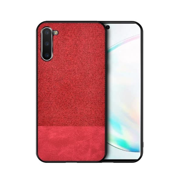 Berlin Samsung Galaxy Note 10 cover - PU skinn + Klut / Red Red