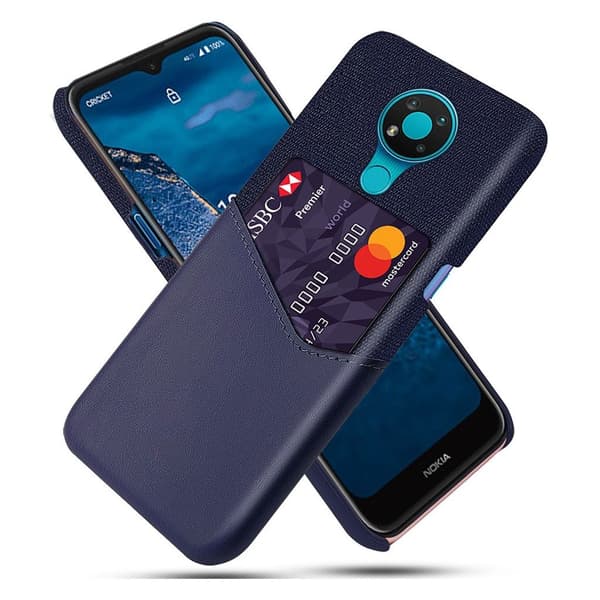 Bofink Nokia 3.4 korttikotelo - Tummansininen Blue