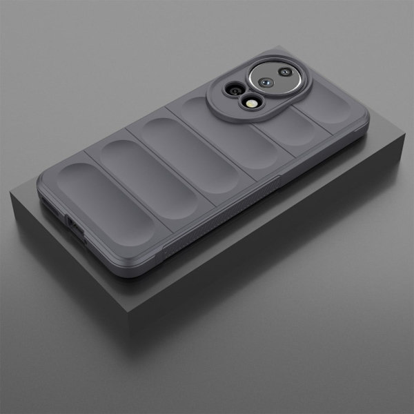 Blødt grebsformet Huawei Nova 12 Pro cover - Mørkegrå Silver grey