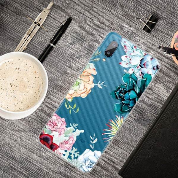 Deco Samsung Galaxy M02 / A02 Etui - Nydelig Blomst Multicolor
