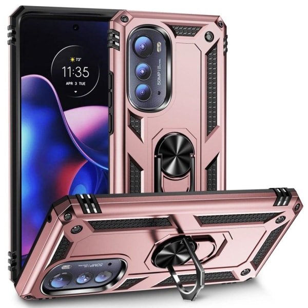 Bofink Combat Motorola Moto Edge 2022 Suojakotelo - Ruusukulta Pink