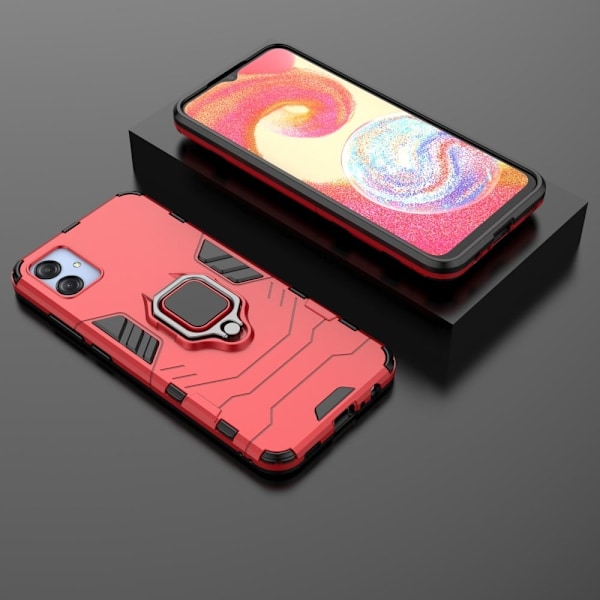Ring Guard etui - Samsung Galaxy A04e - Rød Red