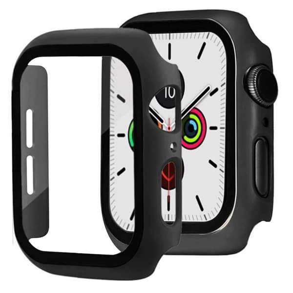 Apple Watch Series 3/2/1 42mm enkel og holdbar ramme - Sort Black