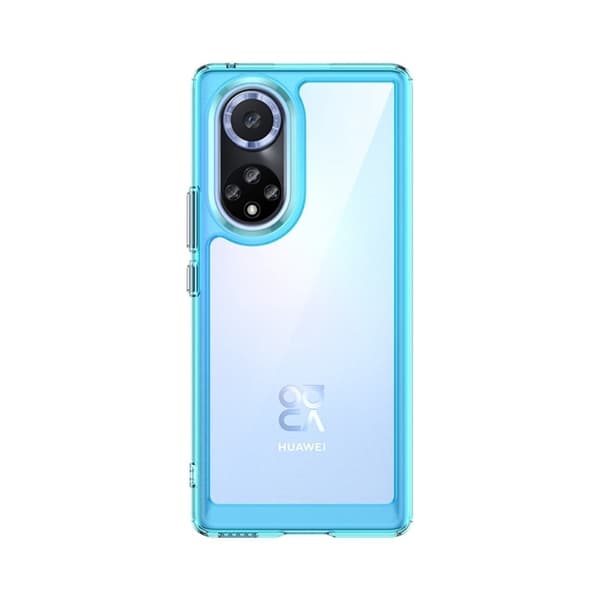 Honor 50 / Huawei Nova 9 smart telefonskal i akryl - Transparent Blå Blå