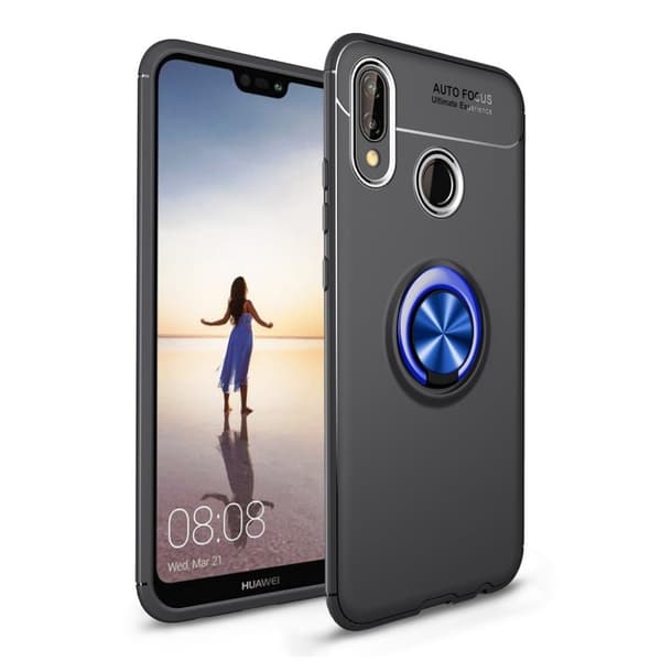 Huawei P20 Lite moderni suojakuori - Musta, sininen Blue