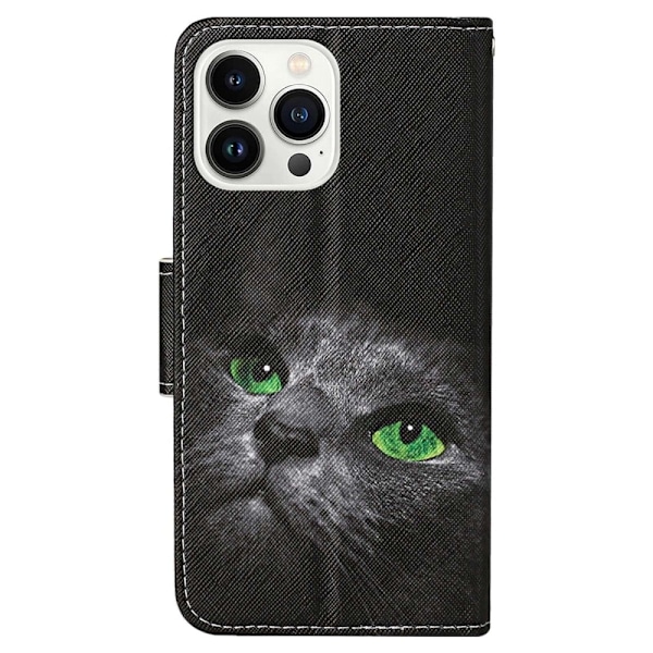 Wonderland iPhone 14 Pro flip etui - Kat Black
