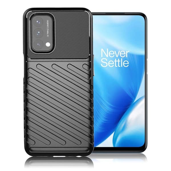 Thunder OnePlus Nord N200 5G Suojakotelo - Musta Black