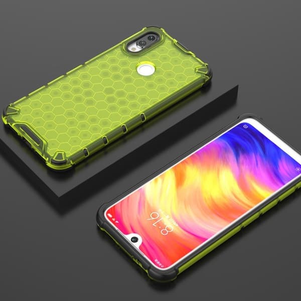 Bofink Honeycomb Xiaomi Redmi Note 7 kuoret - Vihreä Green