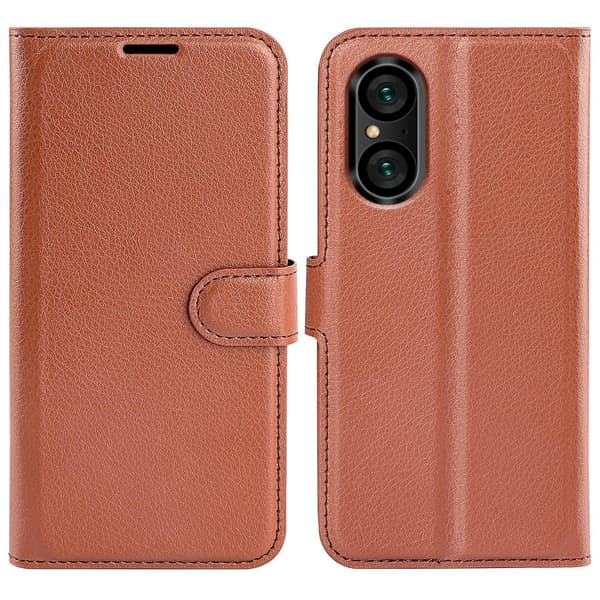 Classic Sony Xperia 5 V Läppäkotelo - Ruskea Brown