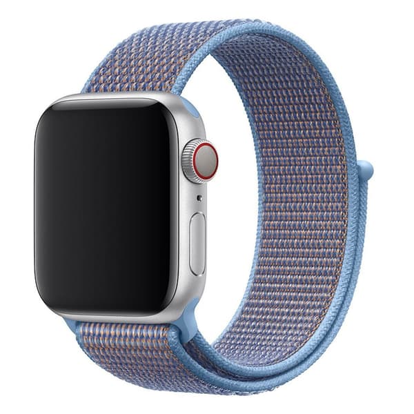 Apple Watch Series 4 40mm nylon Urrem - Babyblå Blue