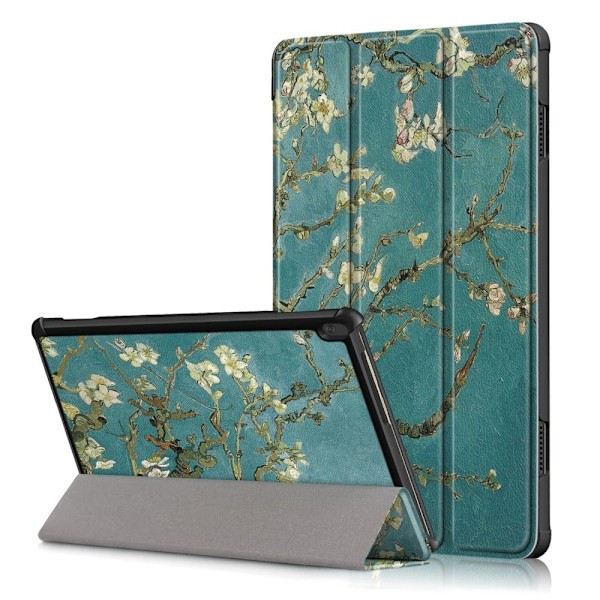Lenovo Tab M10 kolminkertainen nahkakotelo - Wintersweet Green