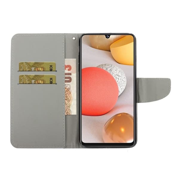 Wonderland Samsung Galaxy A42 5G Flip Etui - Wave Multicolor
