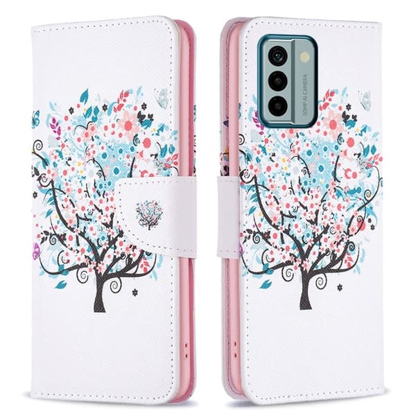 Wonderland Nokia G22 Flippetui - Blomst Tre Pink