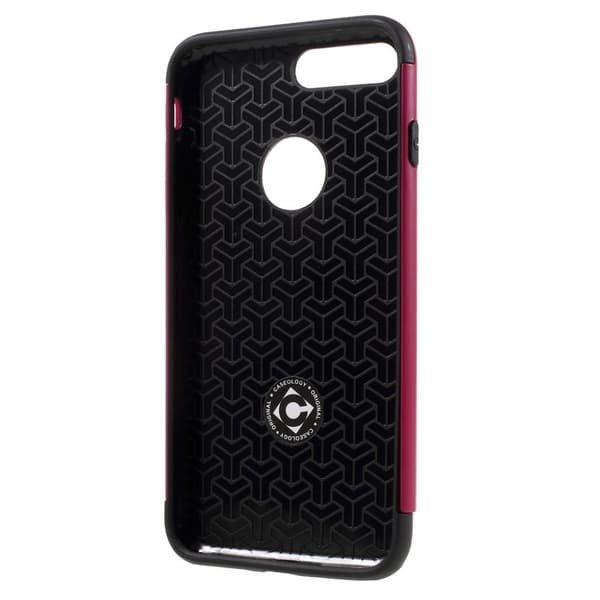 Absalon iPhone 7 Plus / 8 Plus fleksibelt hybrid deksel - Varm rosa Purple