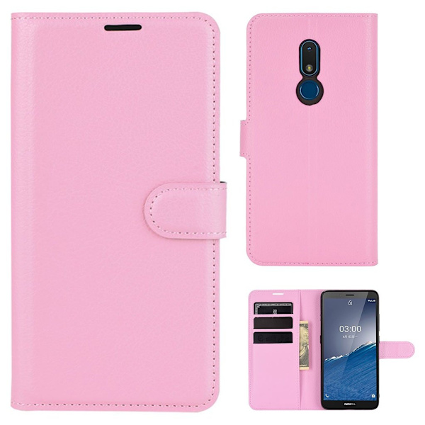 Classic Nokia C3 Läppäkotelo - Pinkki Pink