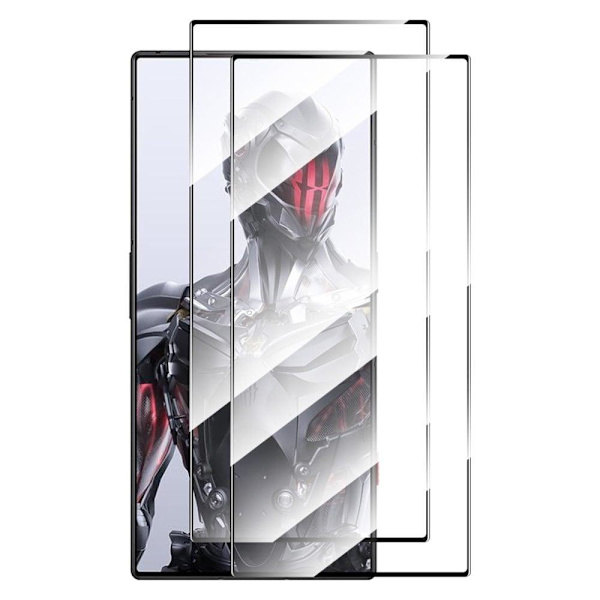 2-pack HAT PRINCE ZTE nubia Red Magic 8 Pro / ZTE nubia Red Magic 8 Pro Plus skärmskydd i 0.26 mm glas Transparent