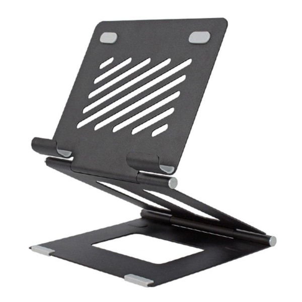 Universal ergonomic foldable notebook stand - Black Black