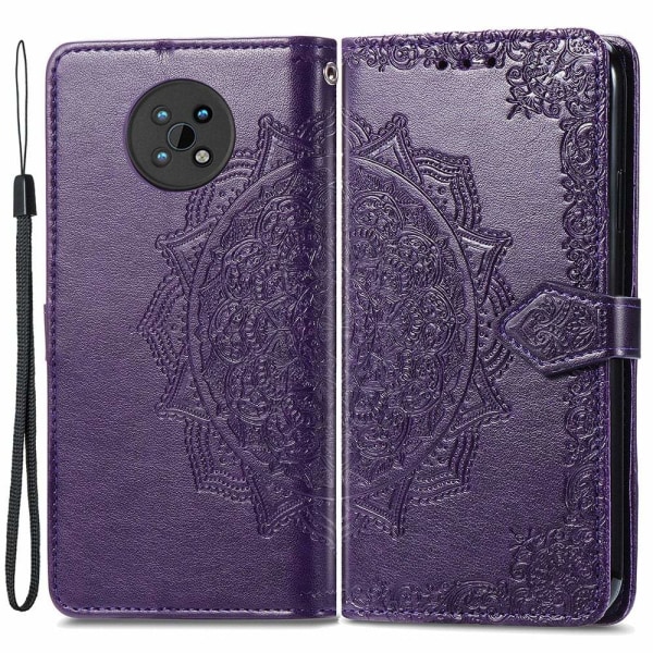 Mandala Nokia G50 Läppäkotelo - Violetti Purple