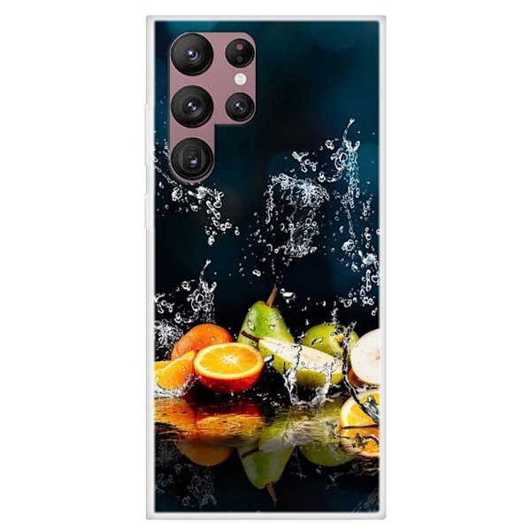 Deco Samsung Galaxy S22 Ultra kotelot - Hedelmät Multicolor
