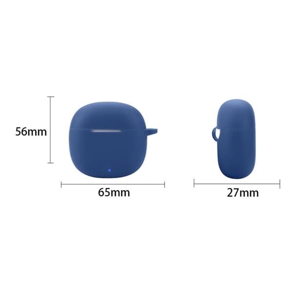 För Honor Earbuds A Silikon Headsetfodral Anti-rep TWS Hörlursskydd med hängande spänne - Himmelsblå Blå