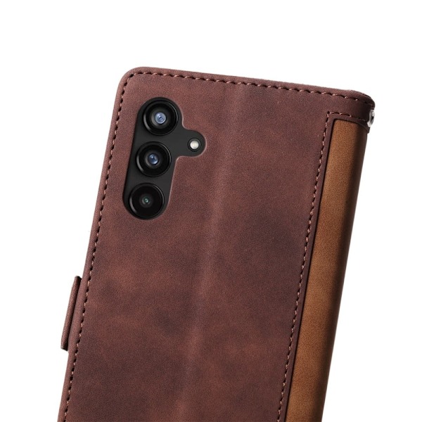 Suburbian läder Samsung Galaxy A54 fodral - Blå Blå