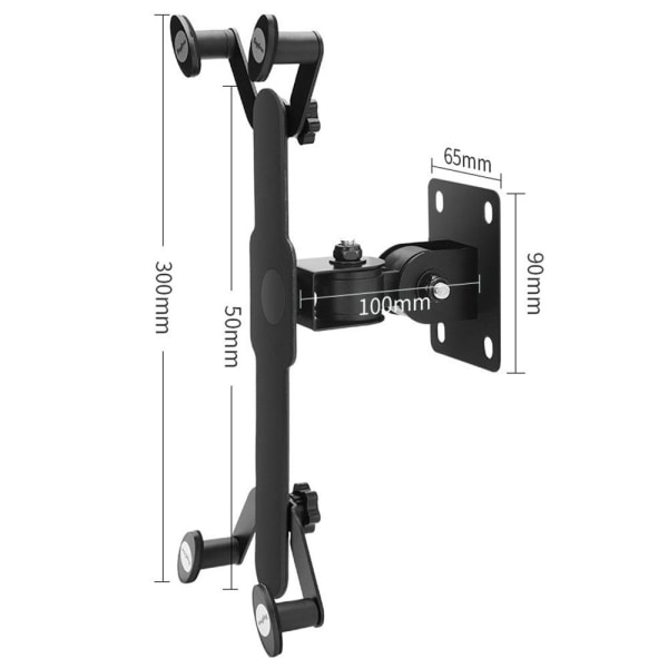 Universal vægbeslag til tablet Black