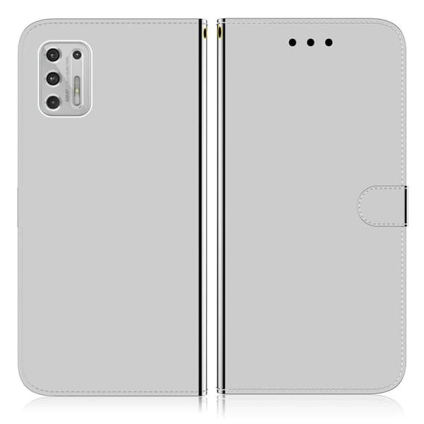 Mirror Motorola Moto G Stylus (2021) flip case - Hopea Silver grey
