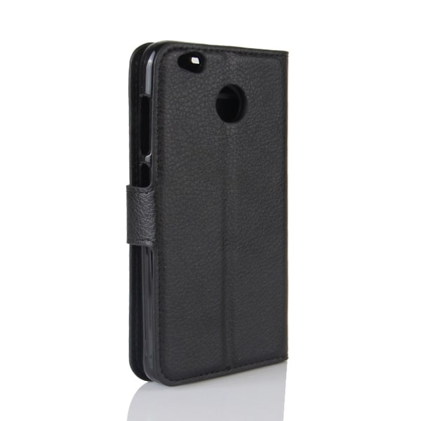 Xiaomi Redmi 4X Foldbart læder etui - Sort Black