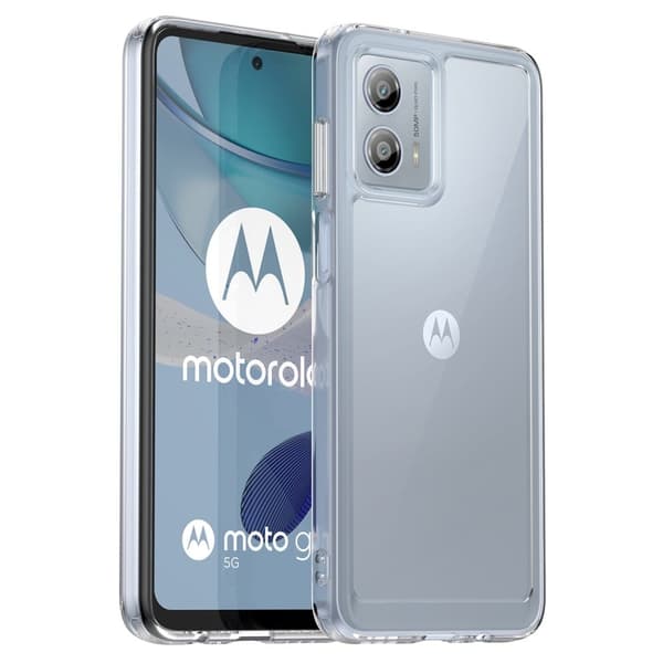 Motorola Moto G53 smart telefonskal i akryl - Transparent Transparent