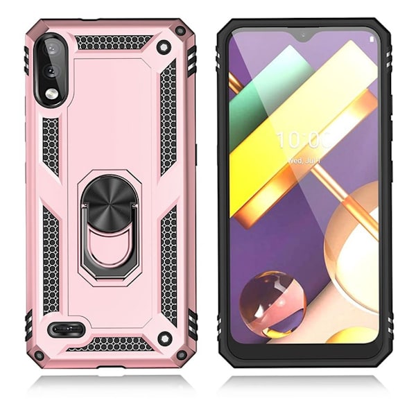 Bofink Combat LG K22 Etui - Rødguld Pink