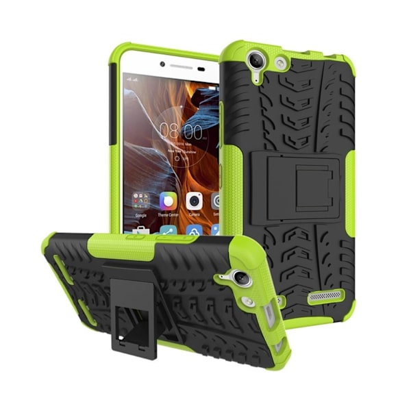 Lenovo K5 hybridskal med kickstand - Grön Grön