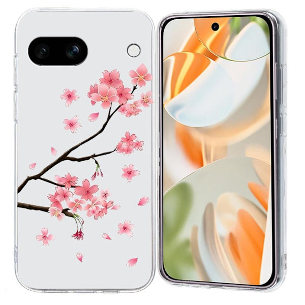 Vibe Google Pixel 9a deksel - Plommeblomst Pink