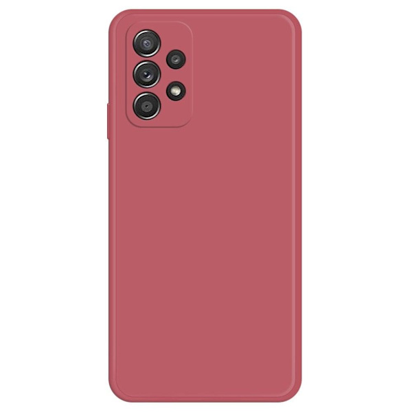 Skråt gummibelagt anti-tab cover til Samsung Galaxy A52s 5G / A52 5G / A52 - Rød Red
