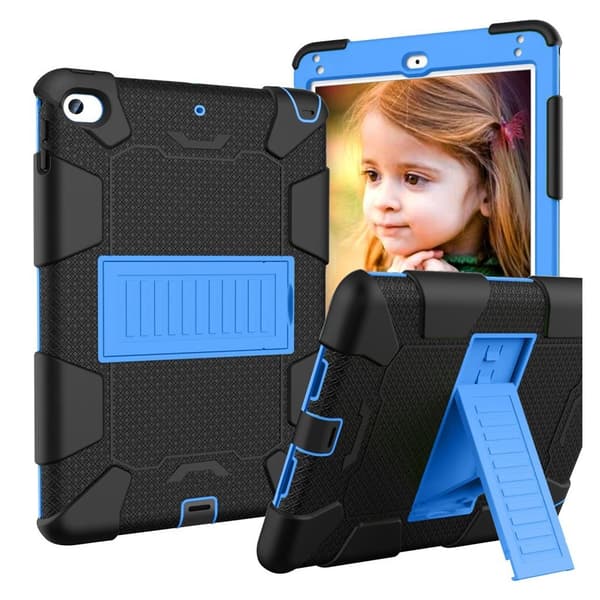 iPad Mini (2019) tofarvet hybrid etui - Sort / Blå Blue