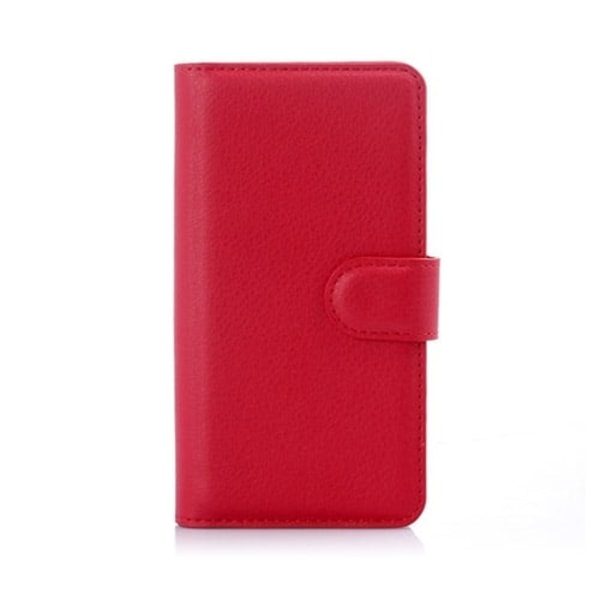 Moen LG Leon Læder Etui Med Kortholder - Rød Red