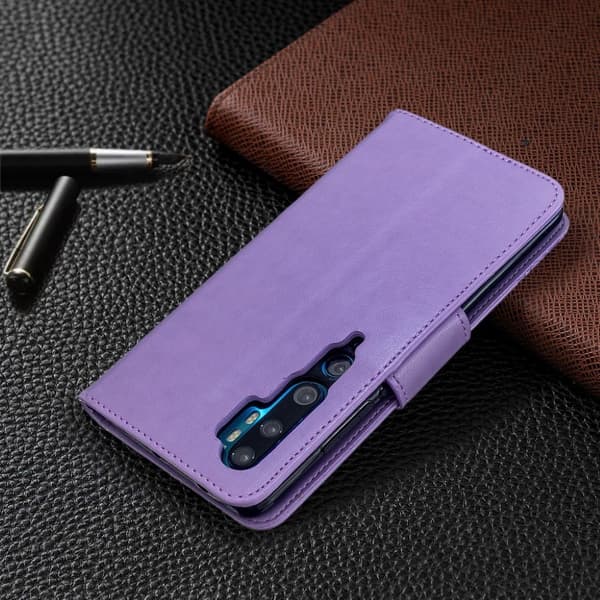 Butterfly Xiaomi Mi CC9 Pro / Mi Note 10 / Mi Note 10 Pro etui – Lilla Purple