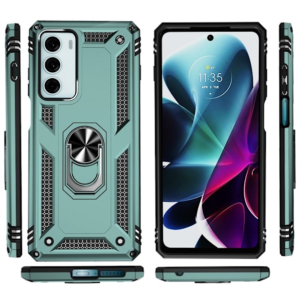 Bofink Combat Motorola Moto G200 5G skal - Grön Grön