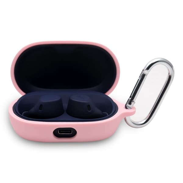 Jabra Elite 7 Active silikoneetui med nøglering - Lyserød Pink